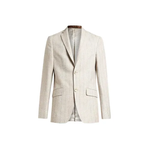 ETRO Бежевый Мужской Деловой Костюм