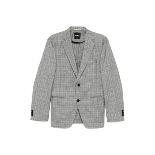 Hugo Boss Бизнес-костюм мужской серый