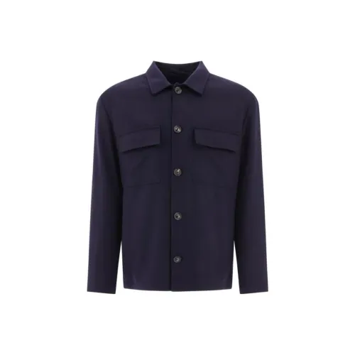 LARDINI Blue Men's Jackets LARDINI Синий Мужские Куртки