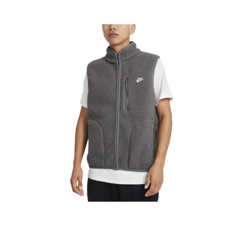 Nike Clothing Мужские жилеты железно-серого цвета