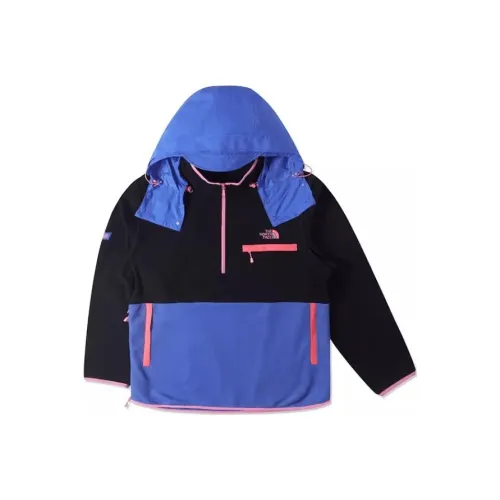 THE NORTH FACE X CLOT NORTH X CLOT Co Бренд Бархат Feel Куртка Унисекс Черный Синий