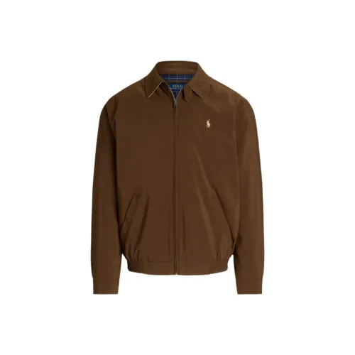 Polo Ralph Lauren SS24 Куртки и Пальто Мужской Коричневый