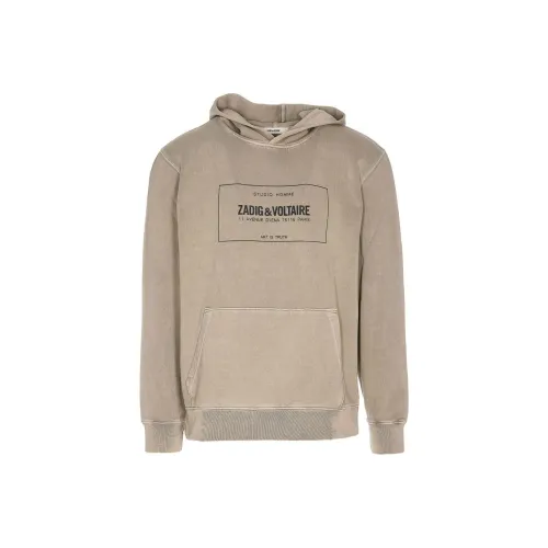 Zadig Voltaire Свитшот Мужской Светлый Умбра