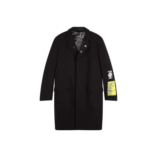 RAF SIMONS Черное Мужское Пальто