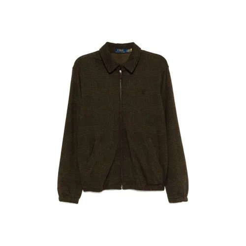 Polo Ralph Lauren FW24 Куртки и Пальто Мужской Хаки Зеленый