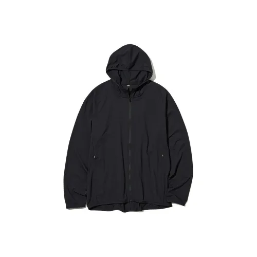 UNIQLO Янтарный Черный Мужская Защита от Солнца Одежда