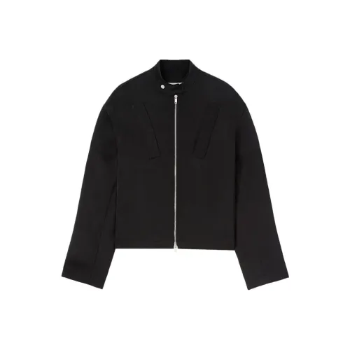 JIL SANDER Мужские черные куртки