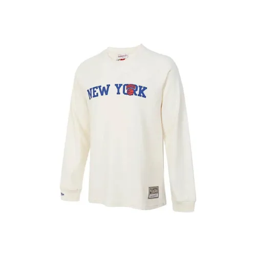 MITCHELL NESS X NBA New York Knicks Lifestyle Sweatshirt Унисекс Бежево-желтый