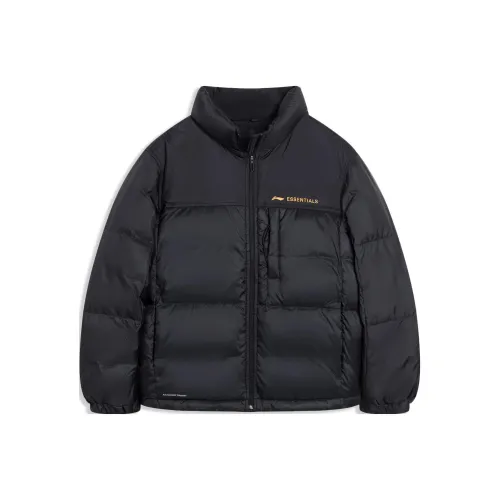 Fitness Series Мужская пуховая куртка черного цвета