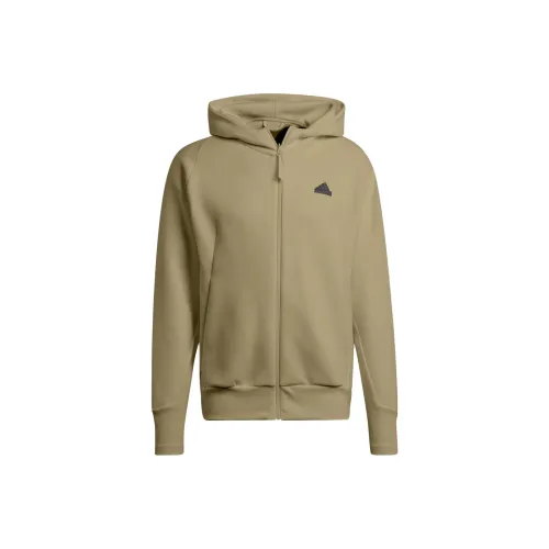 Adidas Z.N.E. Collection Оливково-зеленый Мужские Куртки