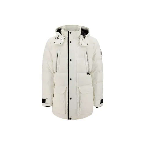Moose Knuckles Пуховик Мужской Белый