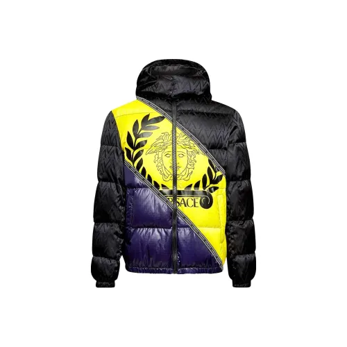 VERSACE Пуховик Мужской Черный