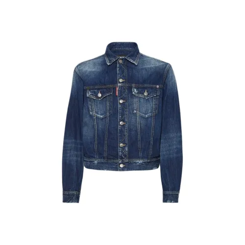 DSQUARED 2 Denim Jacket Men's Blue