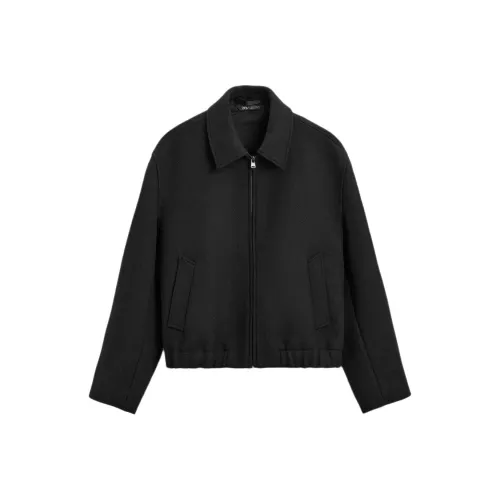 ZARA Мужские черные куртки