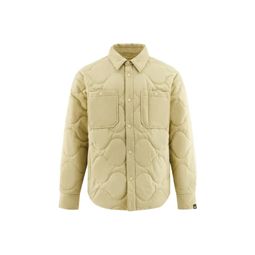 CAT Светлый хаки Мужской пуховик