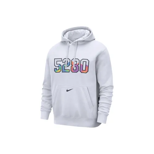 Nike x NBA Denver Nuggets Club FW24 Городская Edition Толстовка Мужской Белый