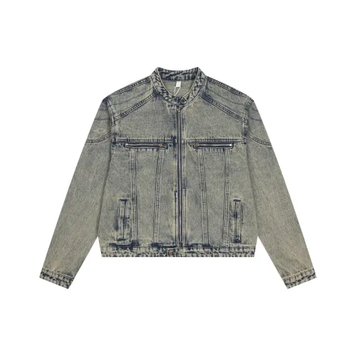 GBXM Denim Jacket Unisex Yellow Mud