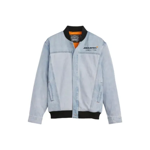 Levis McLaren Racing Co Branded Edition Светло-синие Мужские Куртки