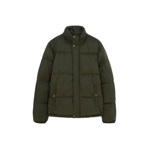Paul Smith Темно-зеленый Мужской пуховик