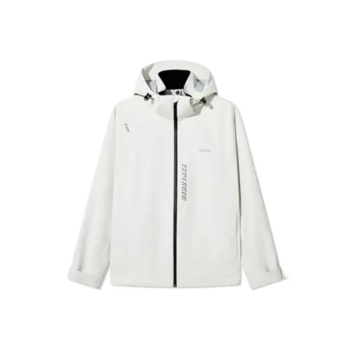 Cabbeen Водонепроницаемый и Ветрозащитный для сохранения тепла Ветровка Мужская Экрю