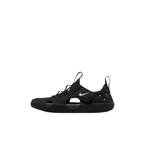 Nike Sunray Protect 4 Детские сандалии Низкий Топ Черный/Белый Для дошкольников