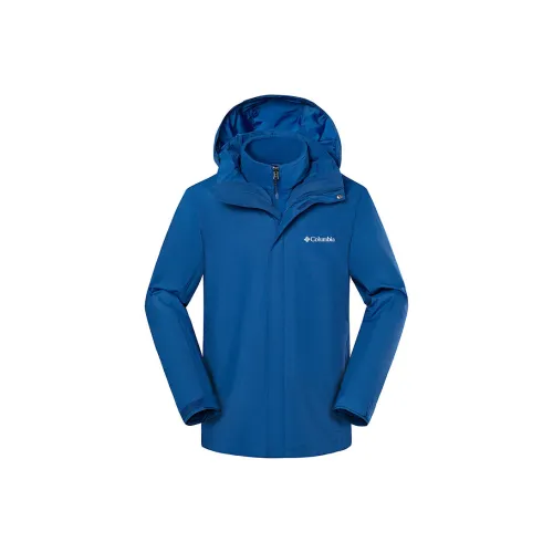 Columbia совместный бренд Водонепроницаемый Ветрозащитный Устойчивый к истиранию Водоотталкивающий ветровка Мужской Синий