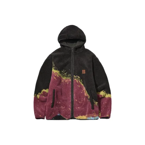 BEASTER Хлопковый пуховик унисекс розовый