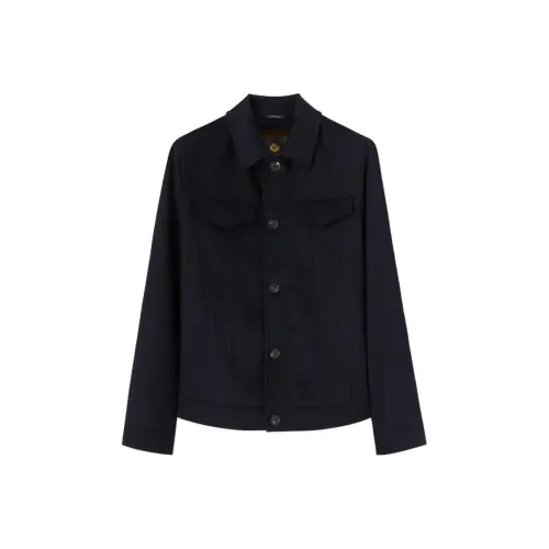 Loro Piana Морской Синий Мужские Куртки