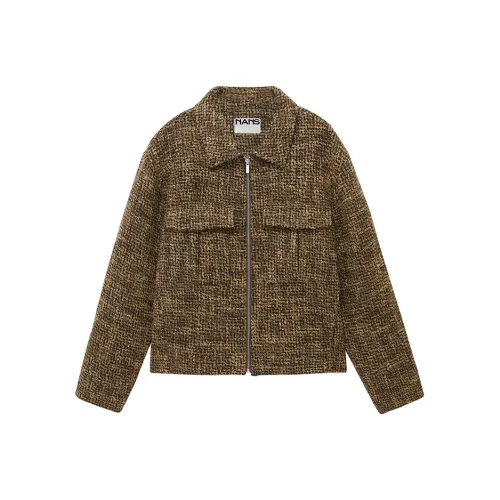 NANS STUDIO Куртки и Пальто Мужской Золотисто-коричневый