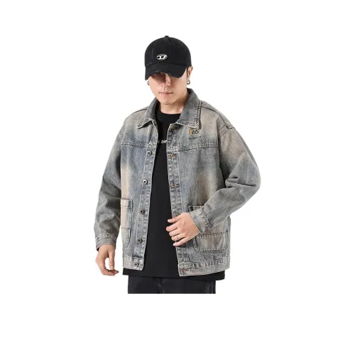 SUNDANCE Denim Куртка Мужская Желтая Грязная