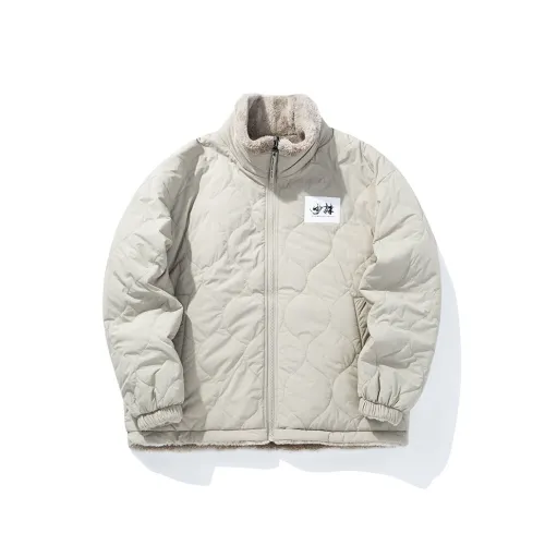 XTEP x SHAOLIN Воротник-стойка Умеренный Короткий Пуховая куртка Унисекс