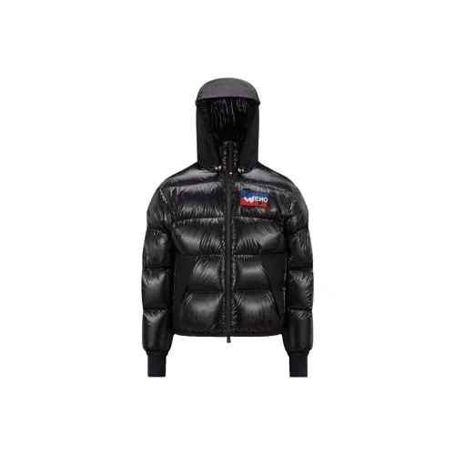 MONCLER Черный Мужской Пуховик