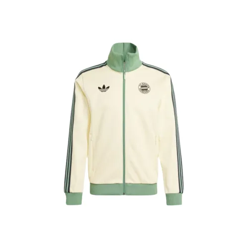 Adidas Real Madrid C.F FC Bayern BECKENBAUER TRACK Топ Куртки Пальто Мужской Легкий до Смесь Желтый