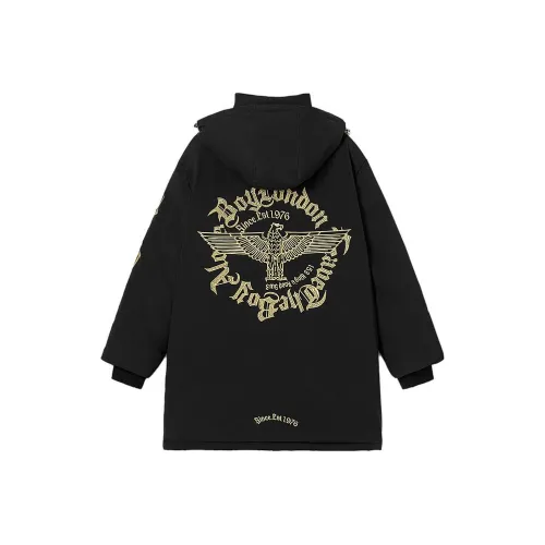 BOY LONDON Черный Мужской Пуховик