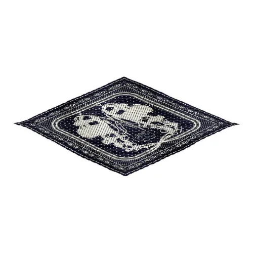 HERMES Шарфы из шелка Тутовый женские морской синий