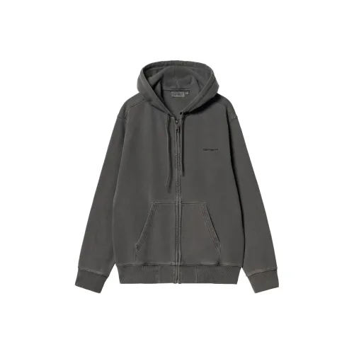 Carhartt WIP SS24 С капюшоном Duster Script Куртка Унисекс Черный
