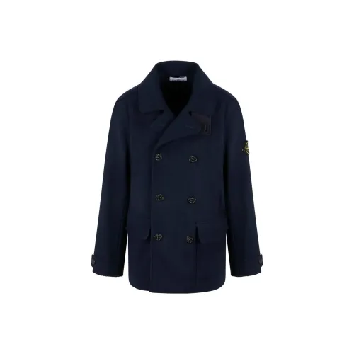 STONE ISLAND Пальто Мужское Темно-синий