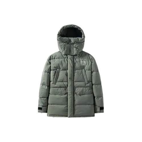 OUTDOOR PRODUCTS Fog Оливково-зеленый Мужской Пуховик
