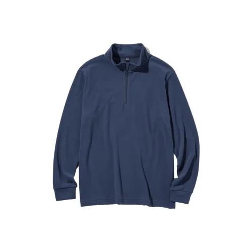 UNIQLO Синий Унисекс Бархатные Куртки