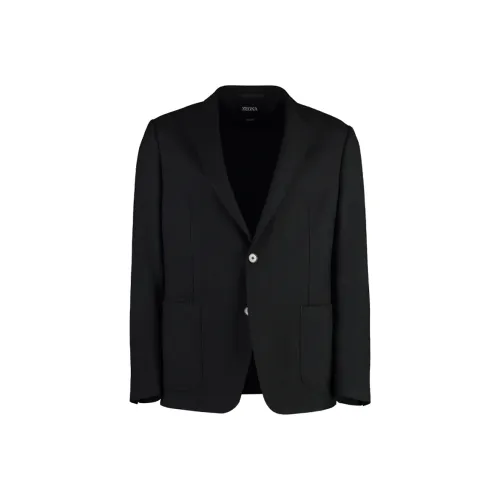 Zegna Бизнес-костюм Пальто Мужской Черный