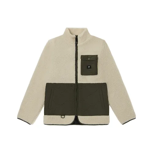 VANS Бело-зеленый Многоцветный Унисекс Бархатные куртки