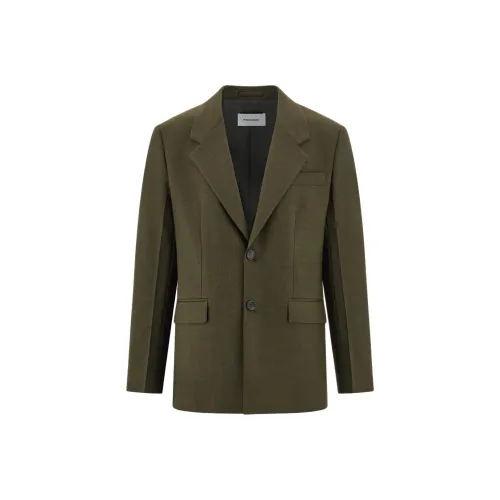 FERRAGAMO Бизнес-костюм Пальто Мужской Зеленый