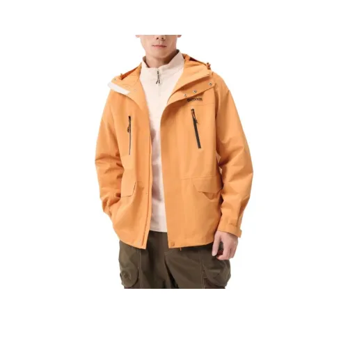 OUTDOOR PRODUCTS Водонепроницаемый Ветрозащитный Защита от ультрафиолета Дышащий Теплоизоляционный ветровка Мужской Дубовый Апельсин