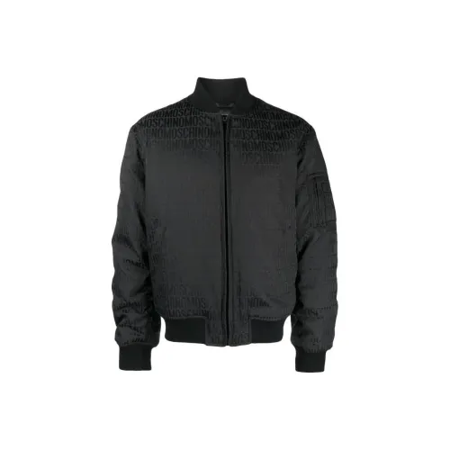 MOSCHINO Мужские черные куртки