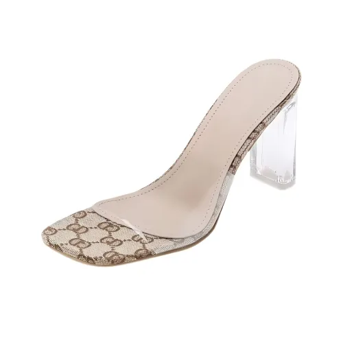 Feo Dvke Резиновая подошва противоскользящие слипоны женские абрикос