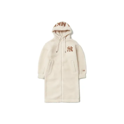 MLB DUMBLE FLEECE New York Yankees Крем Унисекс Бархатные куртки