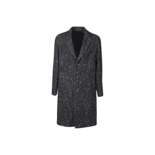 LARDINI Темно-серый мужской пальто