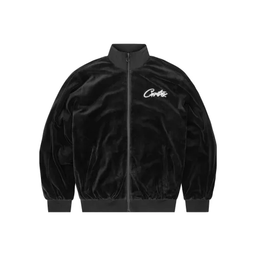 Corteiz Черные Мужские Бархатные Куртки