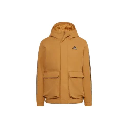 Adidas Желтый Мужской Пуховик