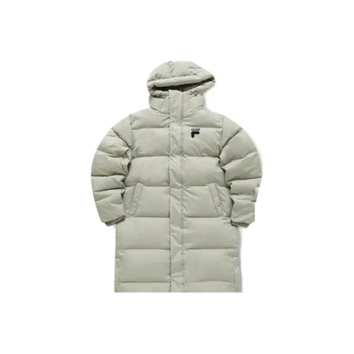 FILA FUSION FOB Series Пуховик Унисекс Темно-серый Хаки